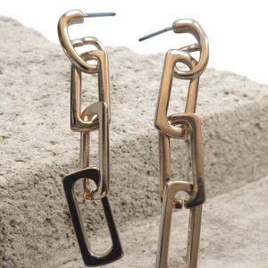 Thick gold  earrings